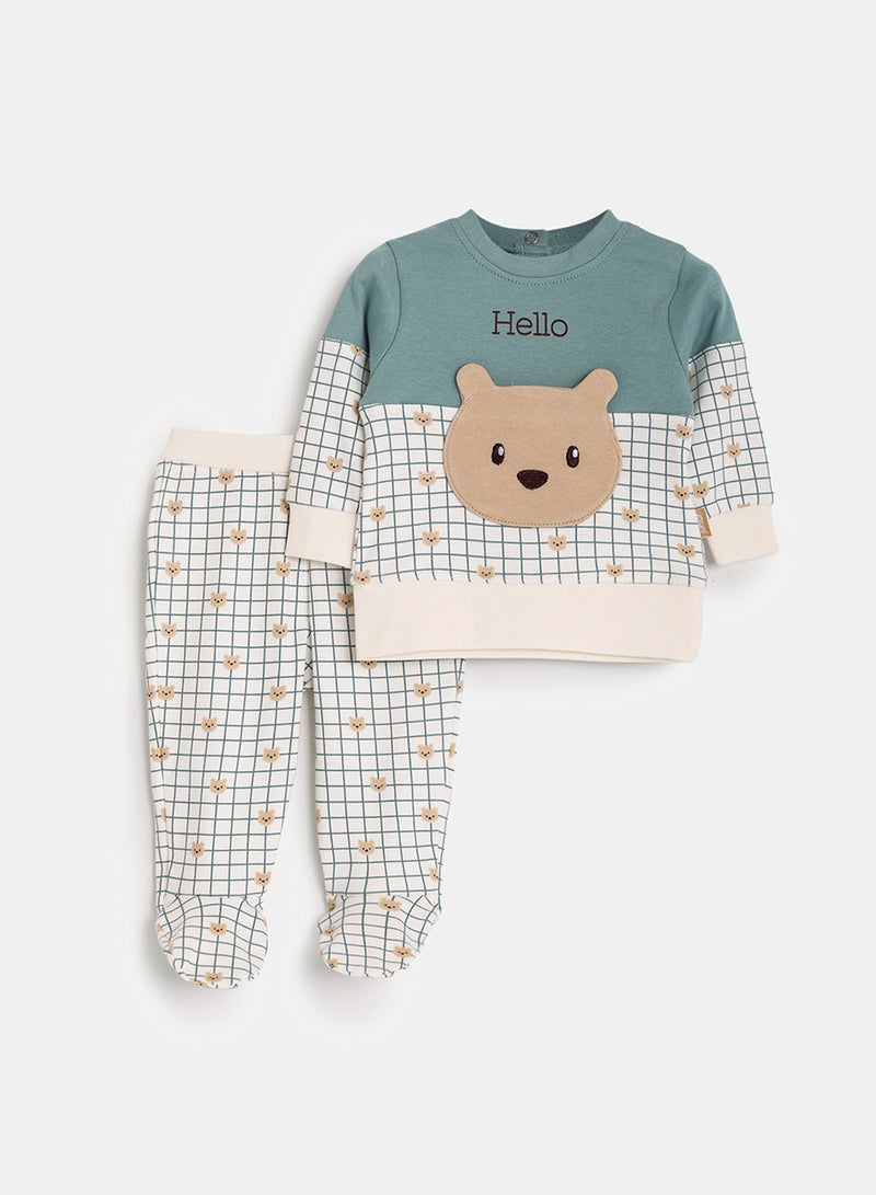 جونيور طقم بيجاما بيبي ولادي - Image 1